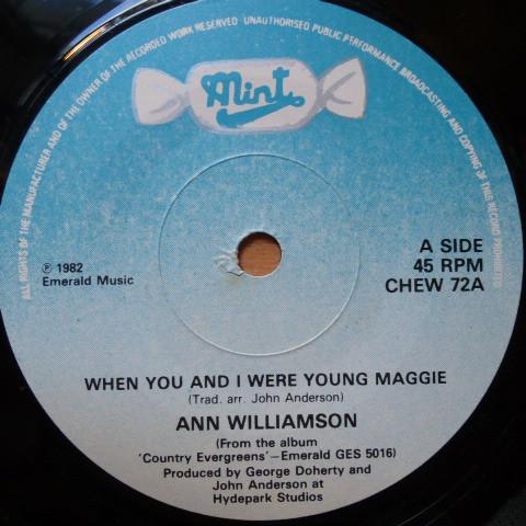 Ann Williamson - When You And I Were Young Maggie