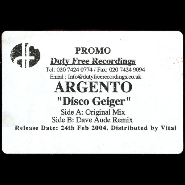 Argento - Disco Geiger