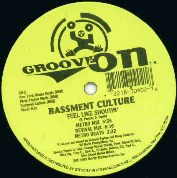 Basement Culture - Feel Like Shoutin' / Native Stomp