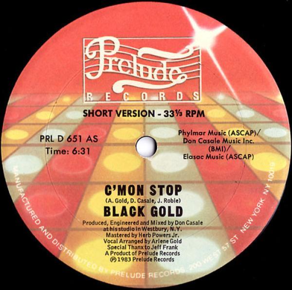 Black Gold - C'mon Stop