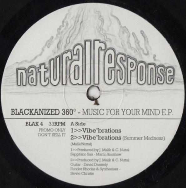 Blacka'nized - Music For Your Mind E.P.
