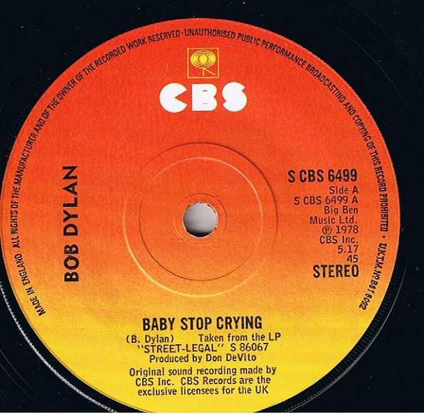 Bob Dylan - Baby Stop Crying