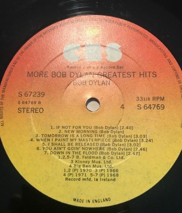 Bob Dylan - More Bob Dylan’s Greatest Hits
