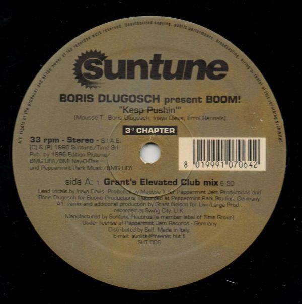 Boris Dlugosch, Booom! - Keep Pushin'