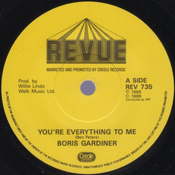 Boris Gardiner - You're Everything To Me