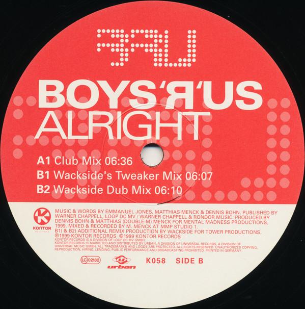 Boys-R-Us - Alright
