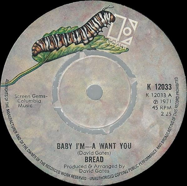 Bread - Baby I'm—A Want You