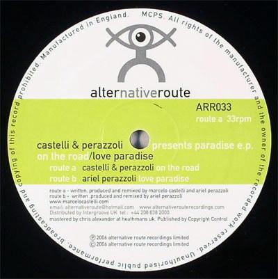 Castelli & Perazzoli, Ariel Perazzoli - Paradise E.P.