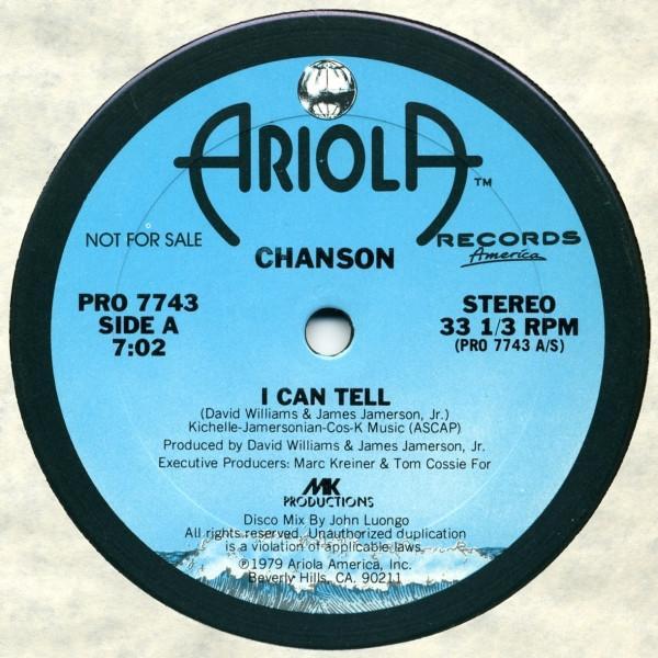 Chanson - I Can Tell