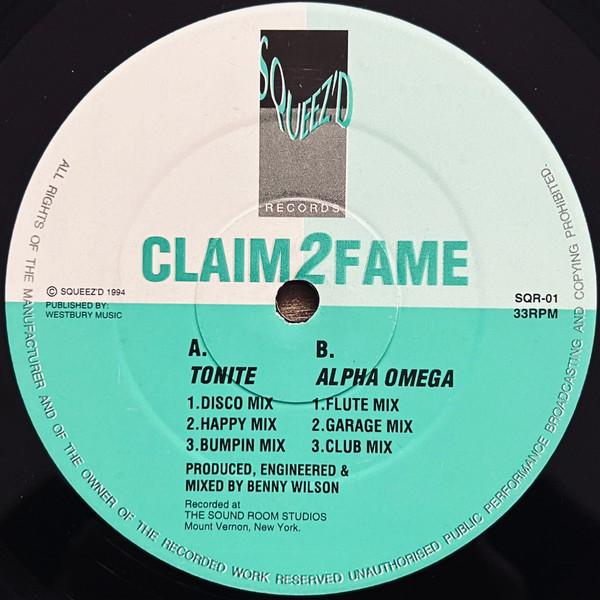 Claim 2 Fame - Tonite/ Alpha Omega
