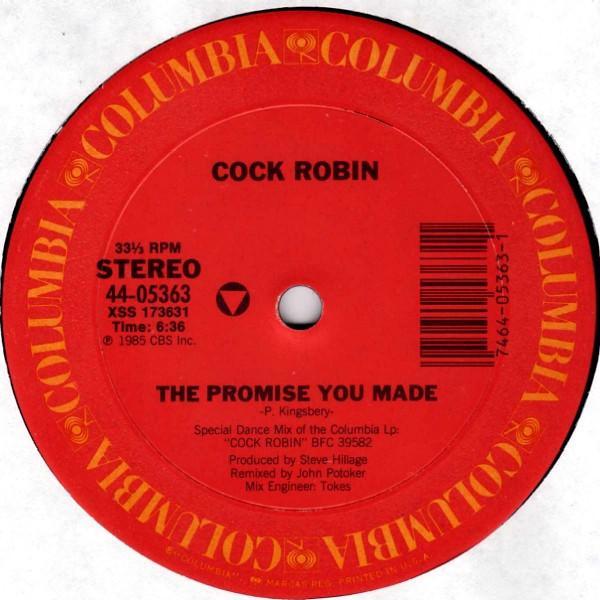 Cock Robin - The Promise You Made