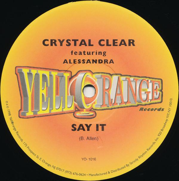 Crystal Clear, Alessandra - Say It