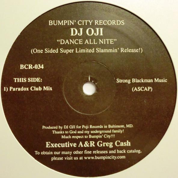 DJ Oji - Dance All Nite (Paradox Club Mix)