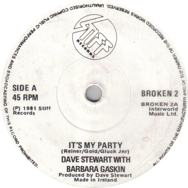 Dave Stewart & Barbara Gaskin - It's My Party