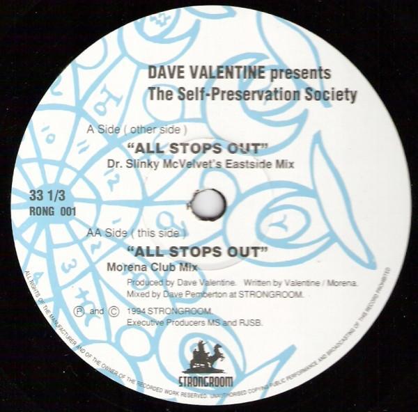 Dave Valentine, Self Preservation Society - All Stops Out