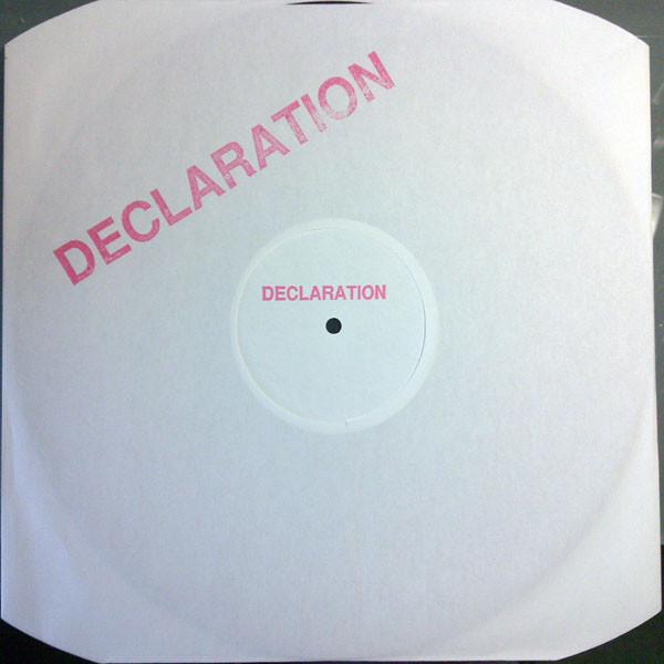 Declaration - Declaration