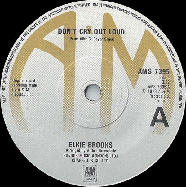 Elkie Brooks - Don't Cry Out Loud