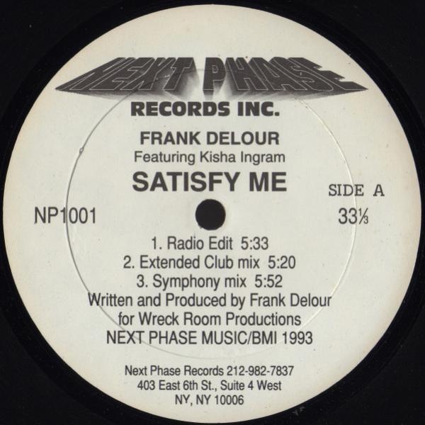 Frank Delour, Kisha Ingram - Satisfy Me