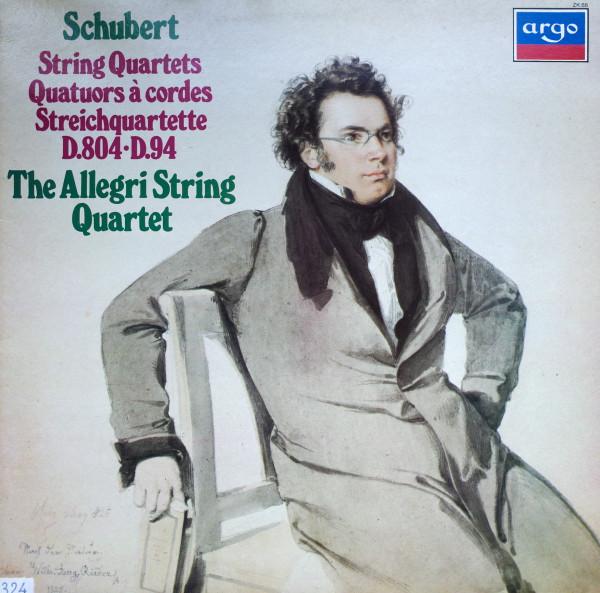 Franz Schubert, The Allegri String Quartet - String Quartets = Quators À Cordes = Streichquartette, D.804•D.94