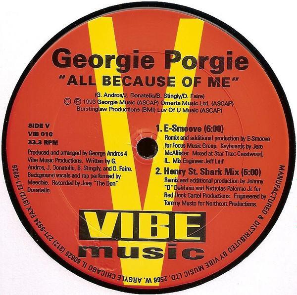 Georgie Porgie - All Because Of Me (New Club Remixes)