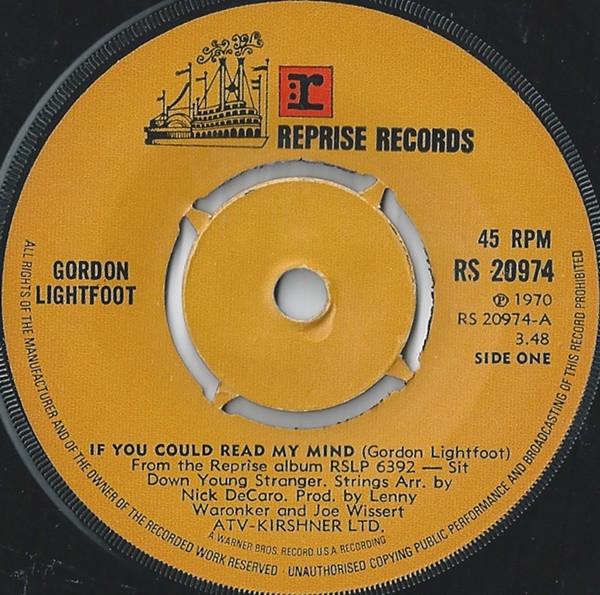 Gordon Lightfoot - If You Could Read My Mind
