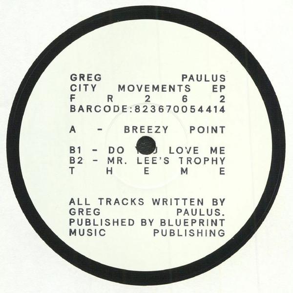Greg Paulus - City Movements EP