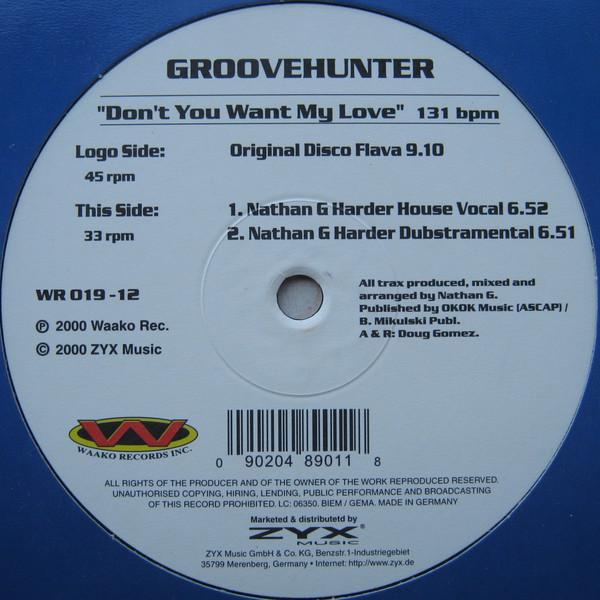 Groovehunter - Don't You Want My Love