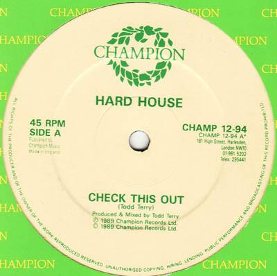 Hardhouse - Check This Out / 11.55