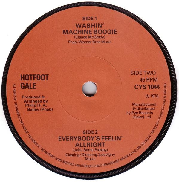 Hotfoot Gale - Washin' Machine Boogie