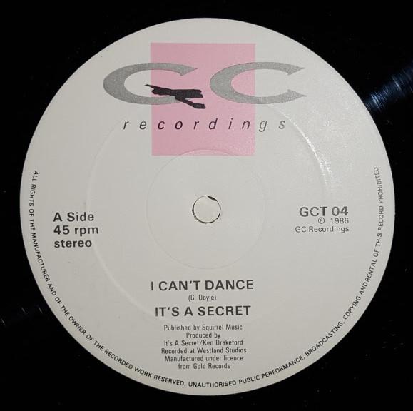 It's A Secret - I Can't Dance