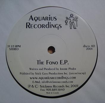 Jerome Pinder - The Fono E.P.