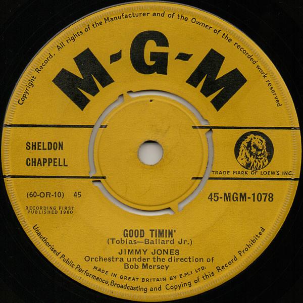 Jimmy Jones - Good Timin'