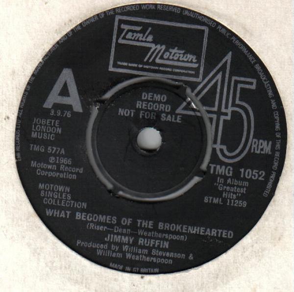 Jimmy Ruffin, Marv Johnson - What Becomes Of The Broken Hearted / I'll Pick A Rose For My Rose