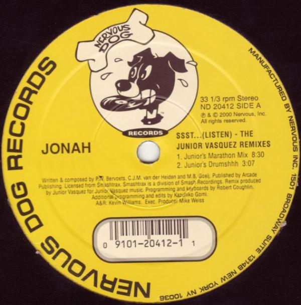 Jonah - SSST... (Listen) (The Junior Vasquez Remixes)