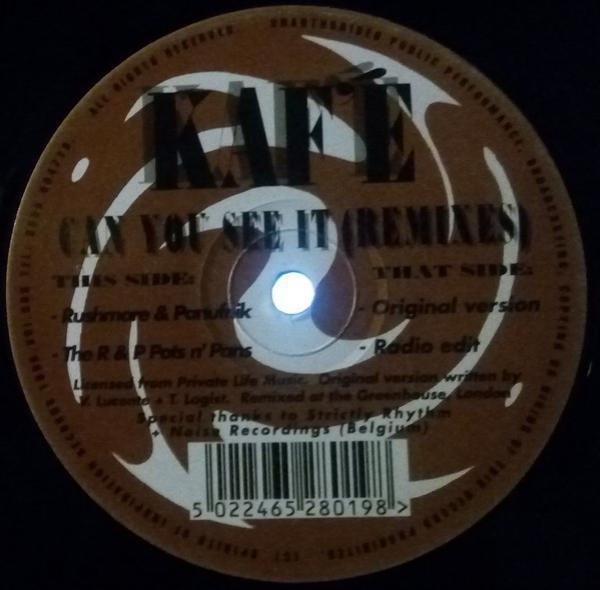 Kaf'e - Can You See It (Remixes)