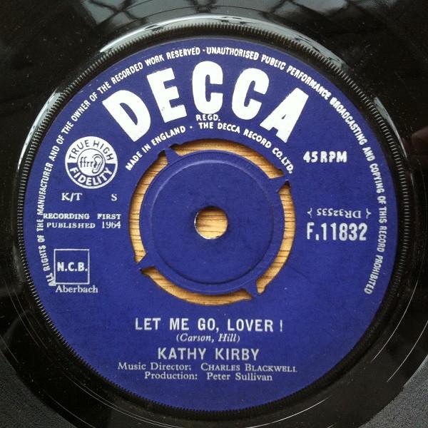 Kathy Kirby - Let Me Go, Lover