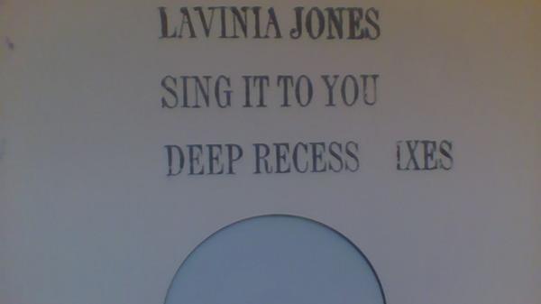 Lavinia Jones - Sing It To You (Deep Recess Mixes)