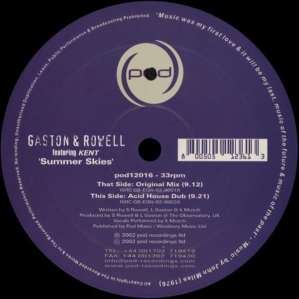 Louis Gaston, Stewart Rowell, Kent Mutch - Summer Skies