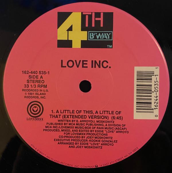 Love Inc. (3) - A Little Of This, A Little Of That