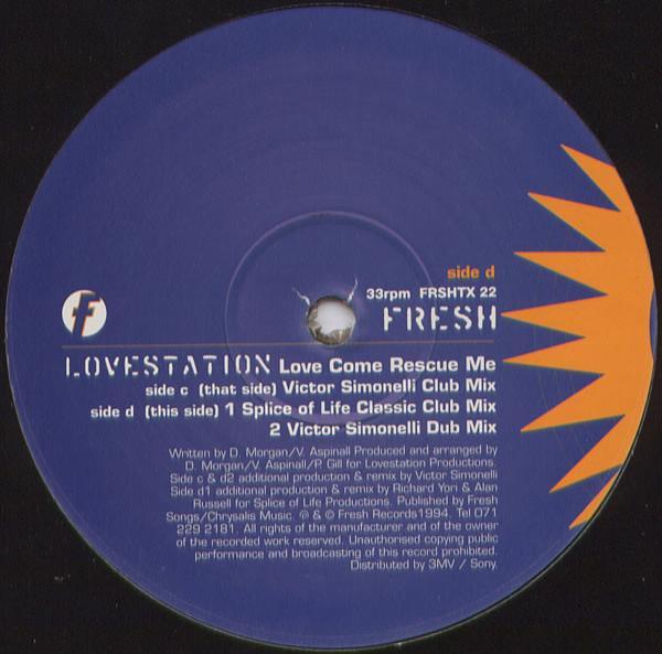 Lovestation - Love Come Rescue Me (Victor Simonelli & Splice Of Life Mixes)