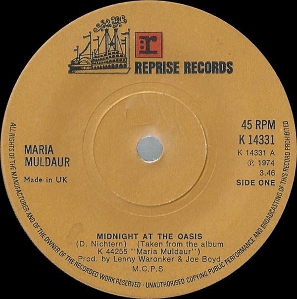 Maria Muldaur - Midnight At The Oasis