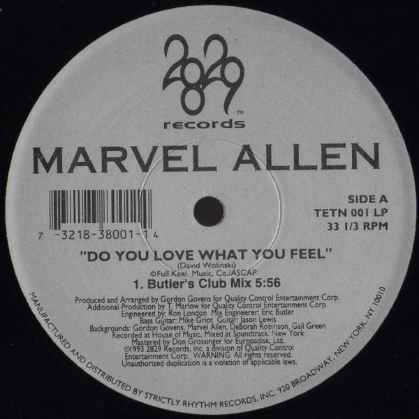 Marvel Allen - Do You Love What You Feel