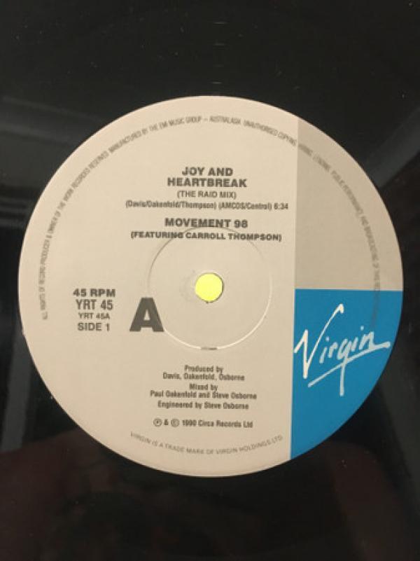 Movement 98, Carroll Thompson - Joy And Heartbreak
