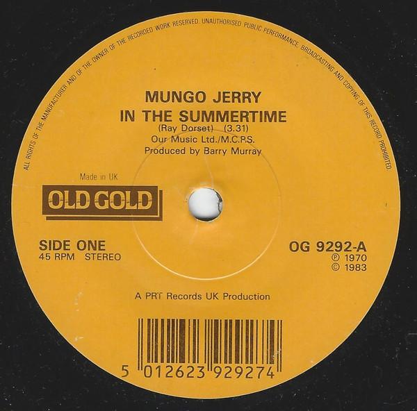 Mungo Jerry - In The Summertime