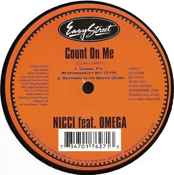Nicci, Omega Nunnally - Count On Me