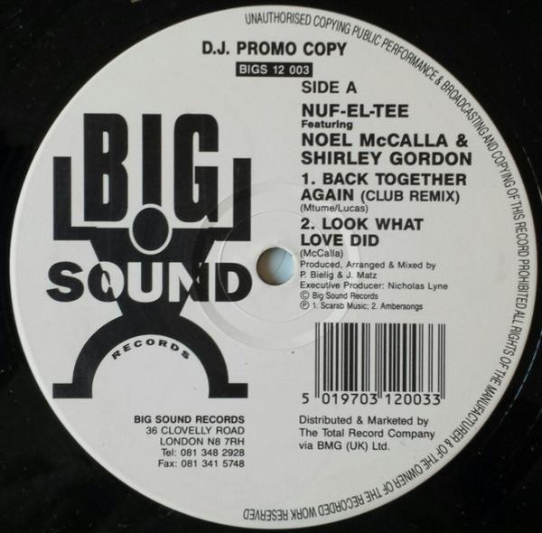 Nuf-El-Tee, Noel McCalla, Shirley Gordon - Back Together Again