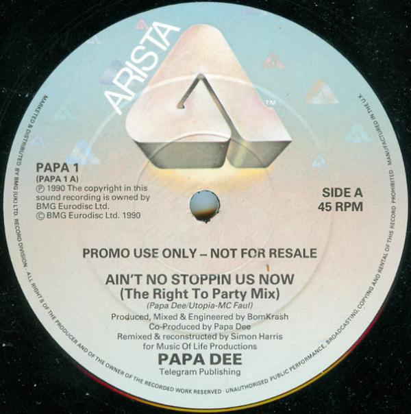 Papa Dee - Ain't No Stoppin Us Now