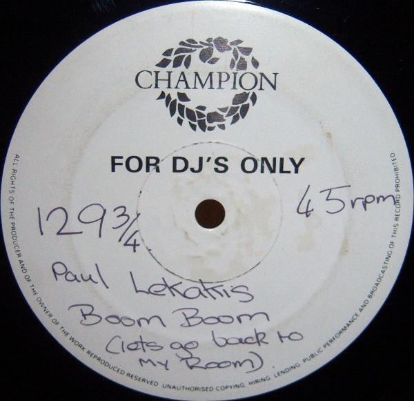 Paul Lekakis - Boom Boom (Let's Go Back To My Room)