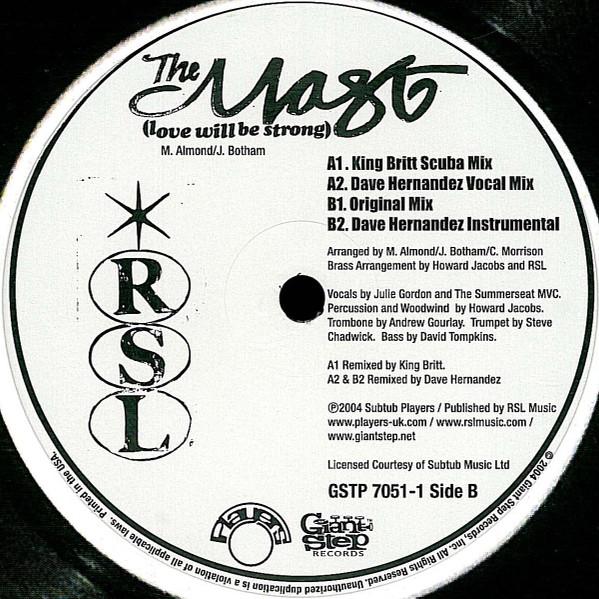 RSL - The Mast (Love Will Be Strong) (US Mixed By King Britt & Dave Hernandez)