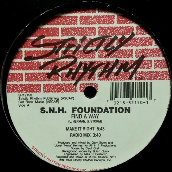 S.N.H. Foundation - Find A Way